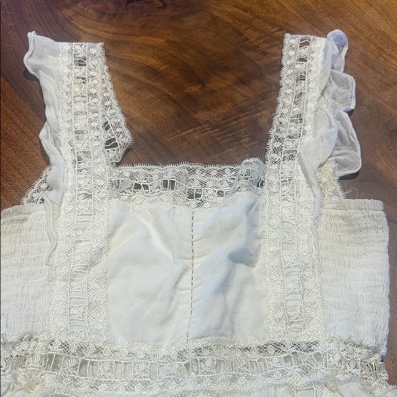Free People White Lace Mini Dress - Picture 2 of 5